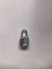 1pc 3 Digit Combination Padlock, Resettable Password Lock, Small Portable Code Lock For School Locker Dormitory Gym Cabinet Suitcase Backpack Toolbox, Color & Style Random - Combination Lock - View 11
