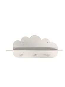 1/2/3pcs Cloud-Shaped Baby Room Wall Shelf, Floating Storage Rack With Hooks, Baby Room Decor Organizer, Suitable For Baby Accessories And Supplies - Multicolor - View 14