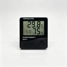 1pc Digital Hygrometer - Indoor And Outdoor Temperature Monitoring/Precise Testing/Home Office Temperature And Humidity Meter - LCD Display (Battery Not Included) - A - View 15