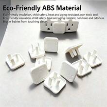 US Standard Power Outlet Protective Covers, Home Child Electric Shock Safety Plug, Compatible With US Wall Outlets, Baby Home Anti-Touch Socket Protection Accessories (12pcs) - A - View 7