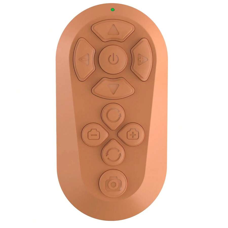 Control Remoto Bluetooth Xring Versión 2026, Anillo Inteligente Multiusos, Compatible con iOS y Android, Desplazamiento de Pantalla, Ajuste de Volumen y Obturador de Cámara, Accesorio Creativo y Regalo Ideal - Naranja - Ver 1