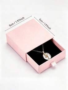 Pink Jewelry Box, Small Drawer Storage Box, Portable Earring Ring Necklace Bracelet Jewelry Display Stand, Bedroom Vanity Desktop Storage, Travel Jewelry Storage Box, Daily Cosmetics And Small Accessories Storage, Gift Packaging Box - Multicolor - View 10