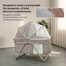 Carriola Eléctrica para Bebé con Asistencia Inteligente, Cochecito de Paseo Plegable con Motor Silencioso, Sistema de Freno Automático y Arnés de 5 Puntos, Apta de 0 a 36 Meses - Gris - Ver 4