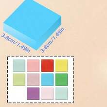11 Mixed Color Sticky Note Pads (1100 Sheets), Creative Easy-Stick Notes, Suitable For Office, School And Student Use, Tearable Sticky Notes, Convenient For Students To Take Notes, Comes With Multi-Function Index Stickers, Stationery Supplies, Back To School Essentials (100 Sheets Per Pad) - Multi-color - View 3