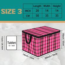 Thickened Storage Bag, Foldable Clothing & Bedding Organizer, Dorm Essential, Suitable For Blankets, Quilts, Wardrobe, Underbed & Dorm Storage, Ideal For Moving, Laundry & Space-Saving Room Organization, Multiple Premium Digital Print Patterns - Multi-color - View 22