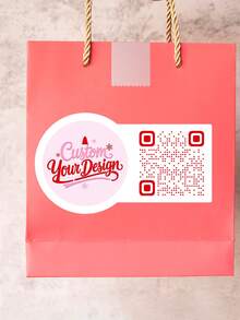 1/8/36/60 buah Label Kode QR yang Dapat Disesuaikan dan Dipersonalisasi, Dapat Mendesain Pola dan Kode QR, Cocok untuk Kotak Hadiah, Tas Hadiah, Meja, Dinding, Sempurna untuk Pecinta Kerajinan Tangan, Keluarga, Kolega, Pengantin, Sahabat, Cocok untuk Natal, Pernikahan, Pesta Pertunangan, Ulang Tahun - Multiwarna 1 - View 5