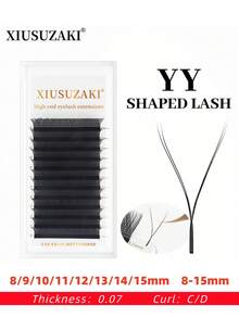 XIUSUZAKI 12 Baris Bulu Mata Palsu YY Lengkungan C/D Alami, Gugusan Bulu Mata Siap Pakai, Bulu Mata Mata Kucing, Buatan Tangan Berkualitas Tinggi, Lembut, Ringan, Ekstensi Bulu Mata, Cocok untuk Sehari-hari dan Kencan, Pesta, Gugusan Bulu Mata, Bulu Mata Tunggal - View 3