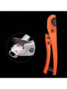 Heavy Duty Ratchet Pipe Cutter, Suitable For PVC/PEX Pipes - Equipped With Adjustable Tension Device, Durable Plastic Body And Metal Clamp, 0-32mm Pipe Cutting Tool (No Assembly Required) - Plumbing And HVAC Duct Maintenance Tool - Multicolor - View 6