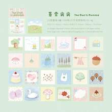 100pcs Mini Basic Sticky Notes, Wish Memorial Album Hand-Drawn Pattern Planner Stickers Decoration, Suitable For Notebooks, Diaries, Planners, Back To School Season, School Opening Season - one-size - View 15
