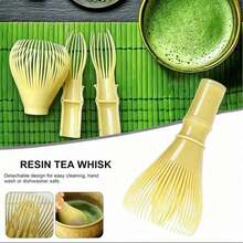 1 Buah Pengaduk Matcha Chasen Tradisional Jepang Buatan Tangan, Tongkat Pengaduk Matcha Resin PP, Alat Pencampur untuk Dapur Rumah, Upacara Teh, Penggunaan Sehari-hari, Aksesori Persiapan Teh, Ideal untuk Hadiah Hari Valentine, Tahun Baru, dan Wisuda - MultiWarna - View 8