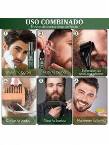 Beard & Mustache Styling Tools - Beard Comb + brush - View 7