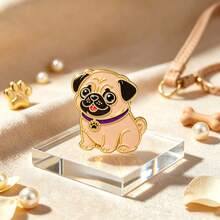 Cute Puppy Enamel Pin Set, Pug Corgi Bichon Schnauzer French Bulldog Brooch, Metal Dog Pin For Backpack Jacket Hat, Lovely Jewelry Gift For Dog Lovers - Multicolor - View 7
