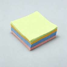 2/5/10pcs Microfiber Cleaning Cloths, Suitable For Glasses, Camera Lenses, Phone Screens, Statues, Jewelry And Glassware Cleaning, Thick Soft Odorless, Cleaning Supplies (Random Color) - Multicolor - View 6