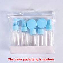 1 Set(Mixed Set) Travel Toiletry & Cosmetic Refillable Bottle Set, Portable Leak-Proof Empty Containers, Suitable For Shampoo, Conditioner, Lotion And Face Cream, Includes Spray Bottles And Jars, Randomly Gifted Cards, Perfect For Travel Essentials - Multicolor - View 9