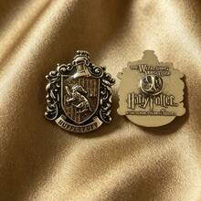 Warner Bros 1pc Harry Potter Metal Badge Brooch Pin, Four Houses Hogwarts Gift Box, Magic Nostalgia, Halloween Christmas Gift - Multicolor - View 8