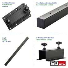 Table extension table top extension table top connector 1 pair SOTECH- - Verschiedenfarbig - Übersicht 2