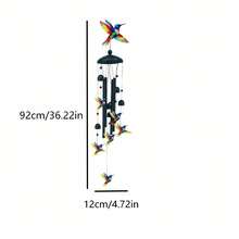 Hanging Outdoor Garden Yard Decorative Wind Chime, Suitable For Garden, Patio, Yard Home Decor And Housewarming Gift - Colorful - View 2
