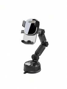 Heavy Duty Suction Cup Car Phone Holder 360° Rotating Dashboard Phone Mount, Suitable For Cars, Trucks, SUVs, Multi-Joint Adjustable Universal Phone Holder, Strong Vacuum Base Car Navigation Accessory - A - View 9