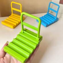 1pc Novel Stair-Shaped Phone Stand, Detachable Armrest Desktop Phone Holder, Multi-Slot Adjustable Phone Stand, Suitable For Home, Dorm, Office - A - View 1