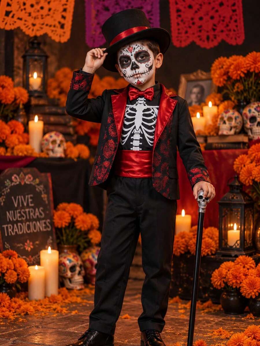 Tween Boys Costumes - Red - View 1