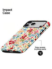 Koolife Is A Colorful And Adorable Printed Phone Case. It Features A Double-Sided Glossy Hard Shell Made Of PC + TPU Material, Providing Protection Against Scratches, Abrasion And Impact. It Is Suitable Compatible With Iphone 11, 12, 13, 14, 15, 16, 17,18/Pro/Pro Max. - Multicolor - View 4