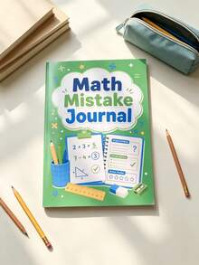 Children's Math Error Record Book, Error Correction Review Notebook, Math Error Tracking Workbook, Back To School Supplies, Elementary & Middle School Students Math Learning Notebook, Teacher Reward Gift, Christmas Gift/Birthday Gift - View 5