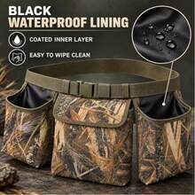 Hunting Game Belt With Storage Bag, 51 Inch Adjustable Length, Camouflage Pattern Dove Belt - Camouflage - View 4