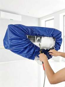 105cm/125cm (41.3/49.2 Inches) Summer A/C Cleaning Cover – Thickened Wall-Mounted Air Conditioner Cleaning/Dust Collection Cover (Hose Not Included) - multicolor - View 3