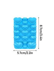 Silicone Suction Cup Phone Holder, 17pcs Silicone Single-Sided Heart-Shaped Suction Cups, Non-Adhesive Grip Design, Reusable Phone Stand, Suitable For Makeup, Fitness Display, Car And Kitchen Use. Free Attachment, Easy Adsorption On Smooth Surfaces, Single-Sided Suction Cup Design, One-Touch Attachment, No Residue - Multicolor - View 4