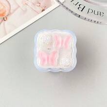 Drip Glue Butterfly Flower Quicksand Charger Cover Kit, Clear Charger & Cable Protector For 40W Adapter - 40W Pink Butterfly Flower - View 5