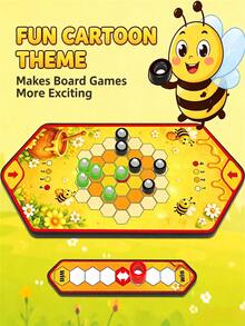 Children's Magnetic Curved Ball Magnetic Induction Chess Parent-Child Interactive Two-Player Competitive Board Game Toy - Multicolor - View 7