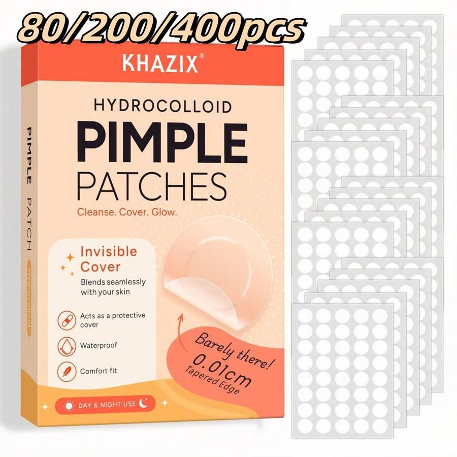 Hydrocolloid Acne Patches, Provide All-Day Waterproof And Breathable Care. Round Design, Comfortable To Wear And Easy To Conceal. Suitable For All Skin Types And Occasions - Round - View 1