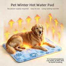 1pc Autumn/Winter Pet Hot Water Pad, Reusable Hot Water Mat, Dog Hot Water Bag, Cat Warm Pad, Pet-Specific Hot Water Pad, Pet Warm Bag, Pet Bed Warm Bag, No Power Required Pet Warm Pad, Cat Heating Pad, Pet Autumn/Winter Heating Gadget, Pet Warm Water Mat, Autumn/Winter Pet Sleeping Mat, Dog Cage Mat, Pet Supplies, Dog Supplies, Suitable For All Cats And Dogs (Recommended 40°C-45°C Warm Water, Avoid Burns) - Multicolor - View 13