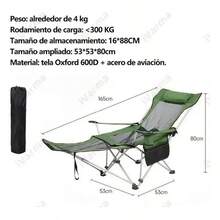 Patio Lounge Chair & Swing Chair - Blue - View 6