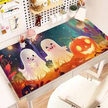 Halloween Pumpkin Shining Cool Light Desk Pad Protector Y2K Cool Kawaii Pink Mouse Pad Office Desk Mat Waterproof Non-Slip Rubber Desk Blotter Pad Antislip Base Gaming Esports User - View 76