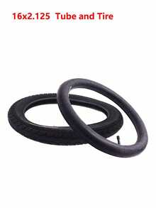 16x2.125 Outer Tyre And Inner Tube For Electric Bikes E-Bikes Kid Unicycle Small Scooter Part - A - View 4