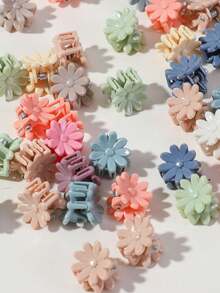 30/60/90pcs Girls Minimalist Hair Clips Set, Multi-Color Five-Point Star, Water Drop, Daisy Flower Small Hair Claw Clips, Fashion Fresh Cute Hair Accessories, Hair Clips, Bangs Clips, Non-Damaging Hair Clips, Daily Use, Gift - Multicolor - View 8