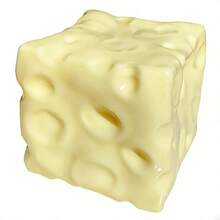 Mainan Squishy Isi Keju Raksasa Baru, Mainan Penghilang Stres Bola Keju Persegi, Tekstur Roti Realistis, Cangkang TPR dengan Daya Pantul Lambat, Mainan Dekompresi, Hadiah Sempurna untuk Ulang Tahun, Natal, Halloween, Paskah - MultiWarna - View 6
