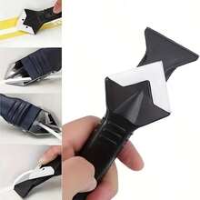 1pc Multi-Functional 3-In-1 Silicone Sealing Tool | Ergonomic Handle 6-Piece Set (5 Replaceable Heads), Durable, Non-Sharp Tips, Easy To Use, Convenient Sealing And Cleaning, Electric-Free Cementing Tool For Scraping Corners, Applying And Smoothing Silicone, Cement, And Grout; Multi-Functional Scraper Tool, Crack Silicone Sealing Tool, Stainless Steel Head - Cleaning And Scraping Tool, Scraper Tool Set, Joint Filler Tool, Flat Tool, Edge Trimming Tool And Cement Cleaner, Silicone Remover, Multi-Tool. A Must-Have For Every Household. - View 8