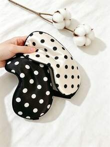 1 buah Masker Tidur Anti Cahaya Elastis Mirip Sutra Motif Polkadot, Masker Tidur Wanita Lembut dari Satin untuk Semalaman, Aksesori Rambut Natal, Suvenir Liburan Tak Terlupakan, Dekorasi Natal, Dekorasi Rumah Natal, Dekorasi Rumah Natal - Beraneka warna - View 10