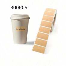 1600/800//300/100/60/15PCS Kraft Paper Sealing Label Stickers - Self-Adhesive, Handwritable, Waterproof, Suitable For Packaging, Labeling And Organizing, Packaging Labels,| Waterproof Stickers, Jar Labels, Food Labels - Multicolor - View 15