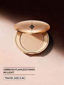 [Travel Size-3.4g]Charlotte Tilbury CT Soft Focus Flawless Pressed Powder (Gold Compact) - 0‑Light3.4g - View 3