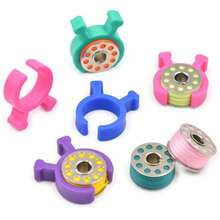 Spool Holder Spool Protector, Spool Top Fixing Clip With Thread Lock Function, Suitable For All Popular Spool Sizes, Spool Protector, Helps Keep Thread Organized And Neat, Suitable For Sewing Accessories, Handicrafts, Sewing Projects, Adult Crafts - Multicolor - View 7