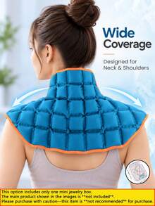 Multi-Section Shoulder Wrap Neck & Shoulder Universal Hot & Cold Compress Pad, Reusable, Microwave Heatable & Freezer , Soft Adjustable Material, Daily Comfort, "Cyber Monday" Special Offer - One Size Fits All - View 11