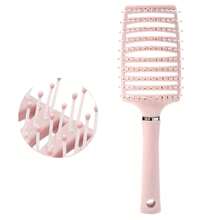 Nylon Air Cushion Styling Comb, Suitable For African Hair Types Including Curly, Wavy, Spiral Hair, Applicable For Wet/Dry/Oily/Coarse/Long Hair, Easily Detangle Curly Hair - Multicolor - View 9