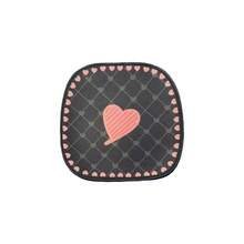 1pc Striped Heart Rhombus Print Car Seat Cushion, Breathable Anti-Slip Car Seat Pad, Car Interior Accessory - A - View 9