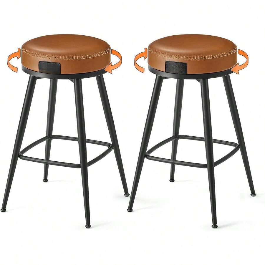 Barstools - Brown - View 1