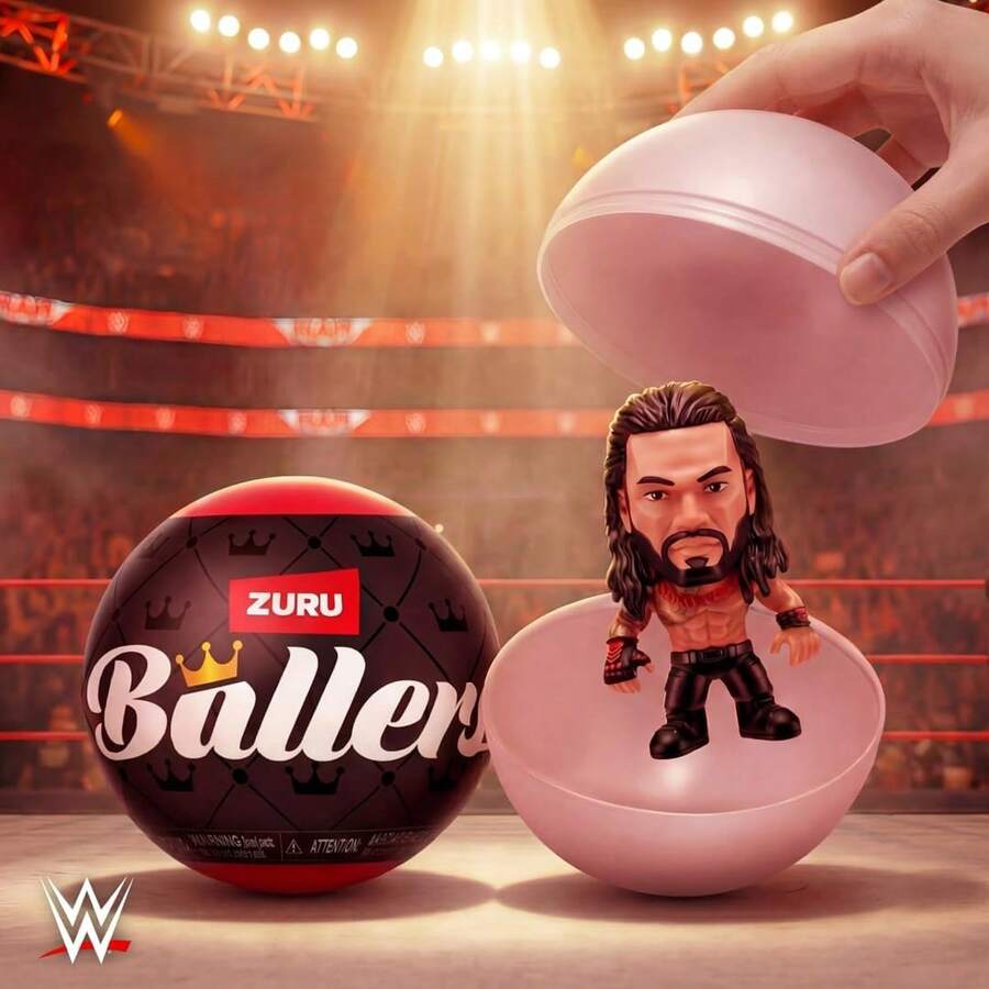 ZURU 5 Surprise Ballers – The Undertaker & More WWE Champion Mini Figurines, Random Style Collectible Ball For Hobby Collectors - Multicolor - View 1
