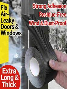 Windproof Carbon Fiber Tape, Self-Adhesive Vinyl Wrap Roll, Waterproof Anti-Scratch Door Sill Protector For Car, SUV, Truck, Automotive Exterior Trim Sticker - Multicolor - View 4
