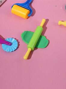 6pcs Colorful Modeling Clay Tools, Creative 3D Clay Tool Kit, ABS Material, Deluxe Clay Sculpting Set, Double-Ended Plastic Clay Carving Tools, Beginner DV Clay Making Tools, Decorate And Shape Cakes, Random Colors - Multicolor - View 3